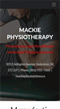 Mobile Screenshot of mackiephysio.com